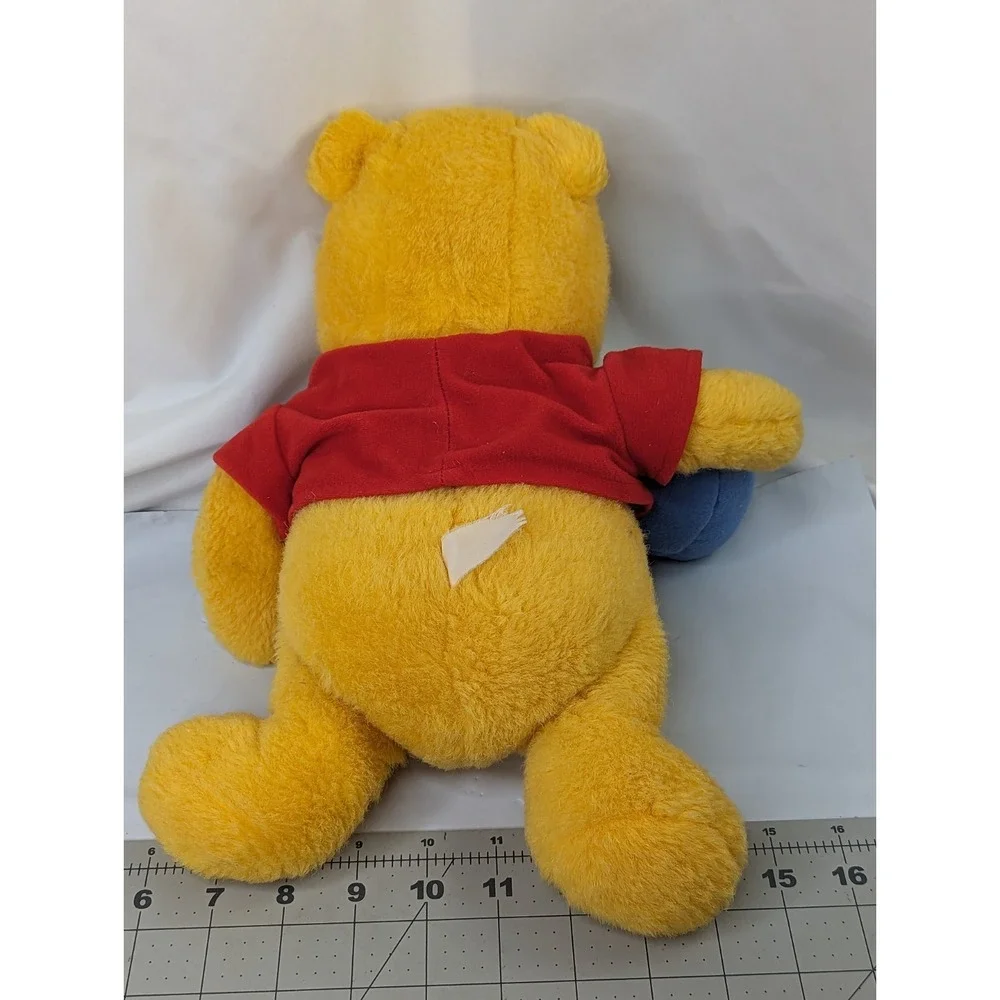 Mattel Winnie the Pooh Plush Blue Honey Pot 13 Inch Stuffed Animal‎ Toy